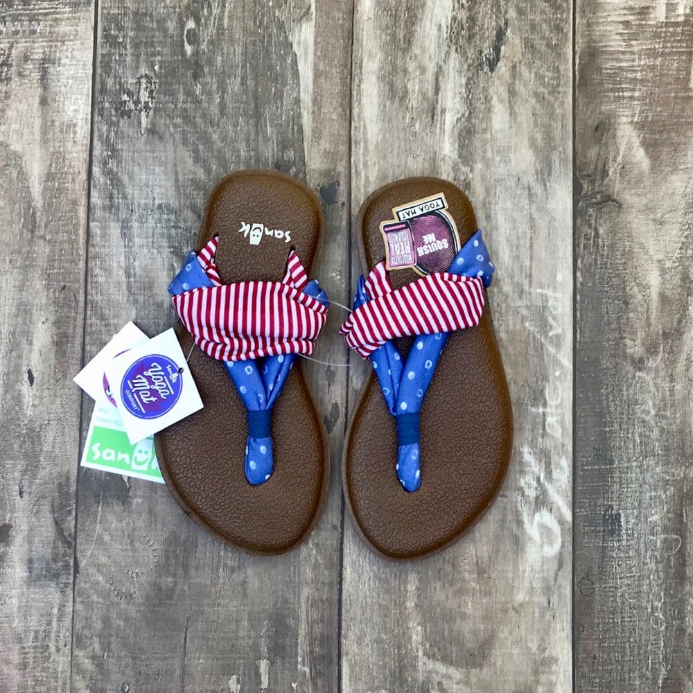 Sanuk Yoga Sling Patriot Girls - Picture 2 of 8